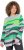 Ulla Popken Landscape Stripe Sweater Moss Green - Суичъри & cуичъри с качулка - 