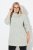 Ulla Popken Space Yarn Oversized Turtleneck Sweater Light Grey Melange - Суичъри & cуичъри с качулка - Уютни суитшърти, суичъри и плетива
