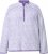 Ulla Popken Striped Knit Long Sleeve Troyer Collar Sweater Purple - Суичъри & cуичъри с качулка - 