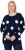 Ulla Popken Fluffy Polka Dot Sweater Ink Blue - Суичъри & cуичъри с качулка - 
