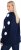 Ulla Popken Fluffy Polka Dot Sweater Ink Blue - Суичъри & cуичъри с качулка - 