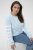 Kaffe Curve Mila Sweatshirt Nantucket Breeze Blue - Суитшърти - 