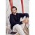 JP1880 Pullover Sweater Dark Navy TALL - МЪЖКО ОБЛЕКЛО MT-6XLT - дрехи за високи мъже