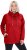 Ulla Popken Drawstring Collar Long Sleeve Sweatshirt Salsa Red - Суичъри & cуичъри с качулка - 