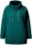 Ulla Popken Drawstring Collar Long Sleeve Sweatshirt Teal Green - Суичъри & cуичъри с качулка - 