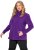 Ulla Popken Modular Fleece Zip Front Jacket Dark Plum - Суичъри & cуичъри с качулка - 