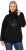 Ulla Popken Rhinestone Snowflake Turtleneck Sweatshirt Black - Суичъри & cуичъри с качулка - 