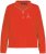 Ulla Popken PARIS Theme Zip Neck Sweatshirt Light Red - Суичъри & cуичъри с качулка - 