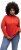 Ulla Popken PARIS Theme Zip Neck Sweatshirt Light Red - Суичъри & cуичъри с качулка - 