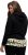 Ulla Popken Ruffle Hem A-line Fit Hooded Sweatshirt Black - Суичъри & cуичъри с качулка - 