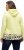 Ulla Popken Ruffle Hem A-line Fit Hooded Sweatshirt Lime Green - Суичъри & cуичъри с качулка - 