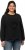 Ulla Popken Flock Print Long Sleeve Crew Neck Sweatshirt Black - Суичъри & cуичъри с качулка - 