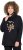Ulla Popken Sparkling Candy Cane Graphic Sweatshirt Black - Суичъри & cуичъри с качулка - 