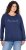 Ulla Popken NEW CASUAL Ruffled Hem Sweatshirt Navy - Суичъри & cуичъри с качулка - 