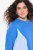Ulla Popken Pinstripe Gore Long Sleeve Sweatshirt Peacock Blue - Суичъри & cуичъри с качулка - Уютни суитшърти, суичъри и плетива
