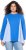 Ulla Popken Pinstripe Gore Long Sleeve Sweatshirt Peacock Blue - Суичъри & cуичъри с качулка - 