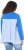 Ulla Popken Pinstripe Gore Long Sleeve Sweatshirt Peacock Blue - Суичъри & cуичъри с качулка - 