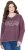 Ulla Popken Texas Contrast Stitching Sweatshirt Dark Ruby - Суичъри & cуичъри с качулка - 