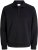 Jack & Jones Bradley Sweatshirt Polo Black - Суичъри & cуичъри с качулка - мъжки суичъри големи размери