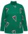 Ulla Popken Candy Cane Graphic Sweatshirt Meadow Green - Суичъри & cуичъри с качулка - 