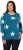 Ulla Popken Glitter Stars Soft Knit Sweater Petrol - Суичъри & cуичъри с качулка - 