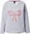 Ulla Popken Bow City Lettering Sweatshirt Light Grey Melange - Суичъри & cуичъри с качулка - 