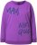 Ulla Popken Magnifique Split Style Sweatshirt Purple - Суичъри & cуичъри с качулка - 