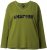 Ulla Popken Inspire Lettering V-Neck Sweatshirt Blooming Bay - Суичъри & cуичъри с качулка - 