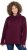 Ulla Popken Chain Fringe Smooth Fleece Sweatshirt Dark Wine Red - Суичъри & cуичъри с качулка - 