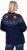 Ulla Popken Norwegian Style Christmas Sweater Blue - Суичъри & cуичъри с качулка - 