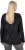 Ulla Popken Metallic Print Extra Soft Christmas Sweatshirt Black - Суичъри & cуичъри с качулка - 