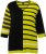 Ulla Popken Mixed Stripe 3/4 Sleeve Colorblock Sweater Apple Green - Суичъри & cуичъри с качулка - 