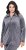 Ulla Popken Velour Loungewear Jacket Dark Grey - Суичъри & cуичъри с качулка - 