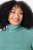 Ulla Popken Asymmetric Zipper Turtleneck Sweater Green - Суичъри & cуичъри с качулка - Уютни суитшърти, суичъри и плетива