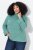 Ulla Popken Asymmetric Zipper Turtleneck Sweater Green - Суичъри & cуичъри с качулка - Уютни суитшърти, суичъри и плетива