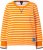 Ulla Popken Striped Drawstring Hem Sweatshirt Orange - Суичъри & cуичъри с качулка - 