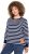 Ulla Popken Striped Drawstring Hem Sweatshirt Navy - Суичъри & cуичъри с качулка - 