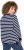 Ulla Popken Striped Drawstring Hem Sweatshirt Navy - Суичъри & cуичъри с качулка - 