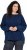 Ulla Popken Inverted Seam Long Sleeve Sweatshirt Navy - Суичъри & cуичъри с качулка - 