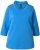 Ulla Popken Classic Fit with Side Slits 3/4 Sleeve Sweatshirt Royal Blue - Суичъри & cуичъри с качулка - 