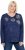 Ulla Popken Metallic Print Extra Soft Christmas Sweatshirt Ink Blue - Суичъри & cуичъри с качулка - 