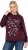Ulla Popken Sparkling Sequin Bows Christmas Sweatshirt Plum - Суичъри & cуичъри с качулка - 