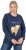 Ulla Popken Let It Snow Sequins Sweatshirt Ink Blue - Суичъри & cуичъри с качулка - 
