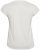 Kaffe Curve Lina V-Neck T-Shirt White - Тениски - 