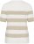 Kaffe Curve Lizzy Striped Pullover Chalk/Feather Grey Bold Stripe - Тениски - 