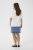 Kaffe Curve Chari T-Shirt Chalk - Тениски - 
