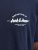 Jack & Jones Brandon T-Shirt Blue - Тениски - мъжки тениски големи размери