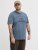 Jack & Jones Edenver T-Shirt Blue - Тениски - мъжки тениски големи размери