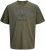 Jack & Jones Edenver T-Shirt Khaki - Тениски - мъжки тениски големи размери