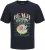 Jack & Jones King Crew Neck T-Shirt Navy - Тениски с щампа - Тениски с щампа големи размери
